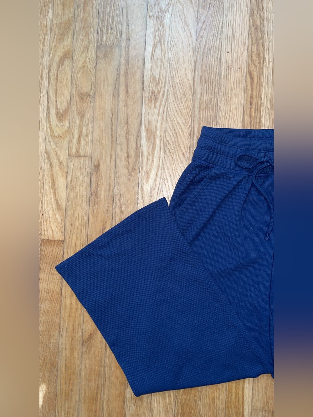 Gilly Hicks Navy Blue Drawstring Track Pants